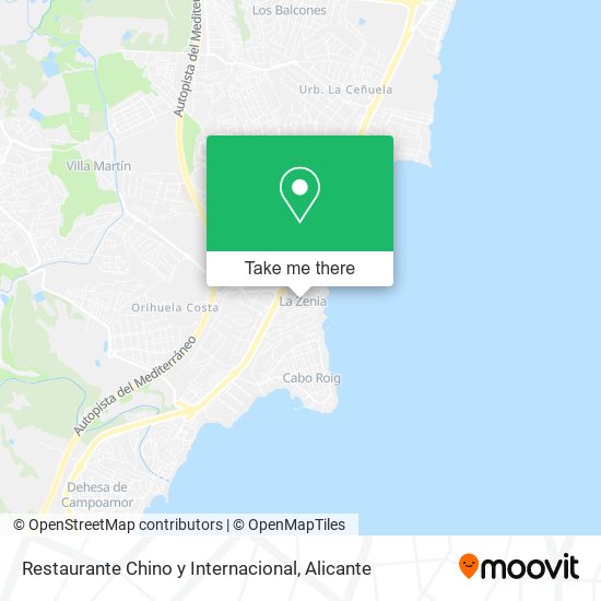 Restaurante Chino y Internacional map