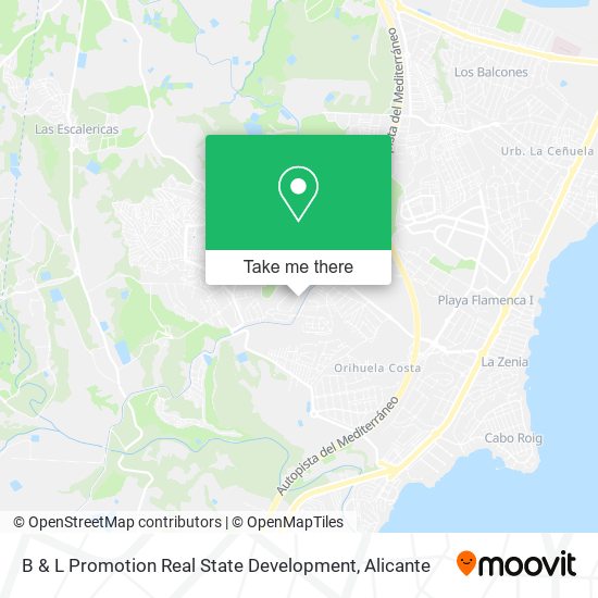 B & L Promotion Real State Development map
