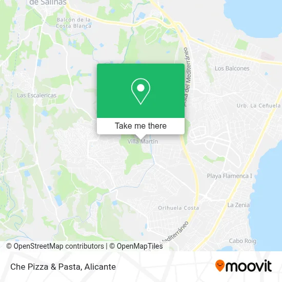 Che Pizza & Pasta map