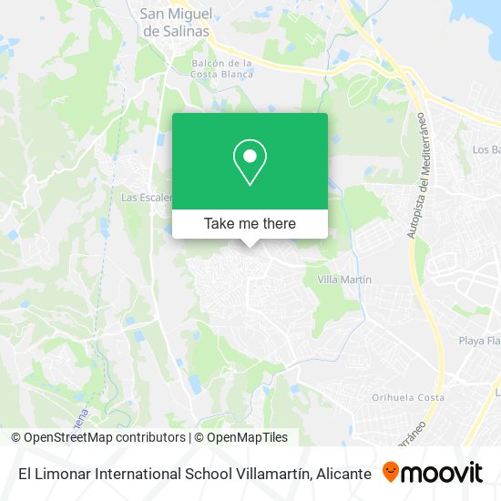 El Limonar International School Villamartín map