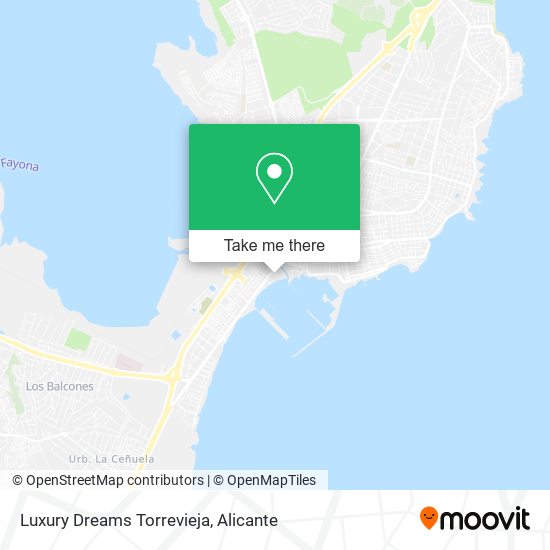 Luxury Dreams Torrevieja map