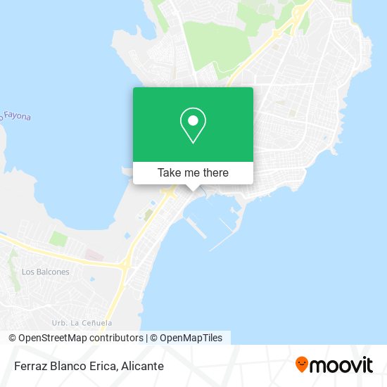 Ferraz Blanco Erica map