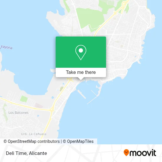 Deli Time map