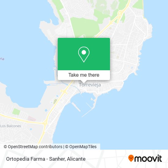 mapa Ortopedia Farma - Sanher