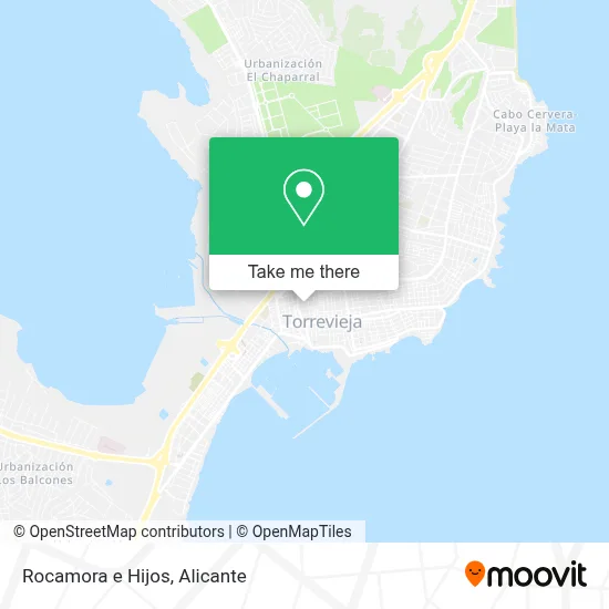 Rocamora e Hijos map