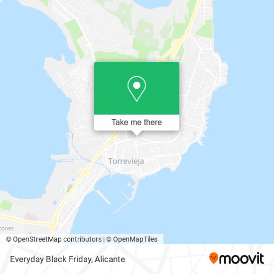 Everyday Black Friday map