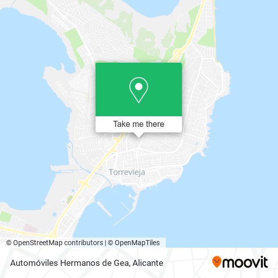 mapa Automóviles Hermanos de Gea