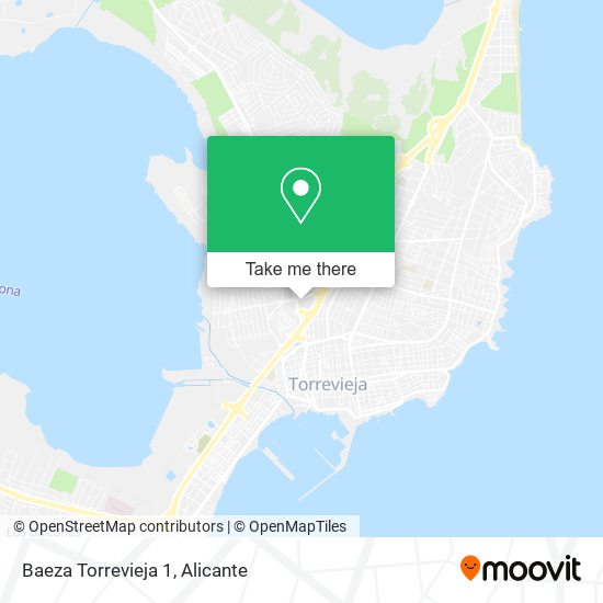 Baeza Torrevieja 1 map