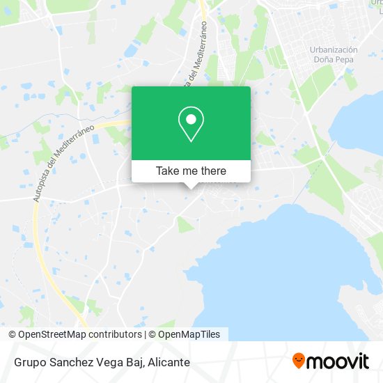 Grupo Sanchez Vega Baj map