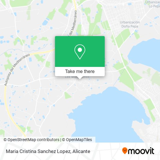 Maria Cristina Sanchez Lopez map