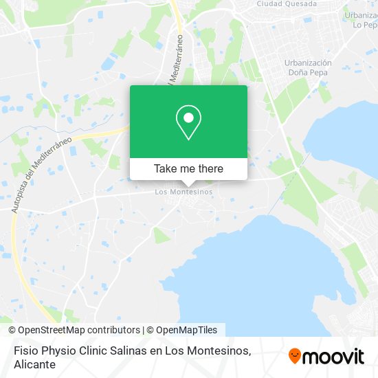 Fisio Physio Clinic Salinas en Los Montesinos map