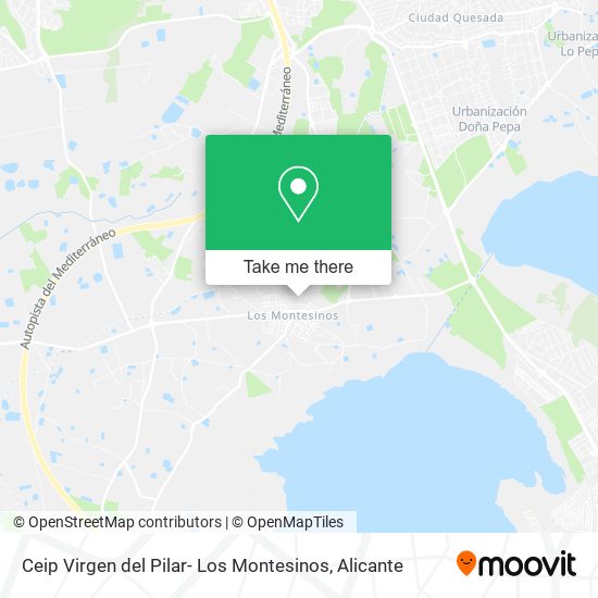 Ceip Virgen del Pilar- Los Montesinos map