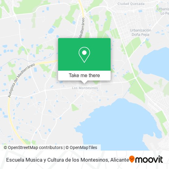Escuela Musica y Cultura de los Montesinos map