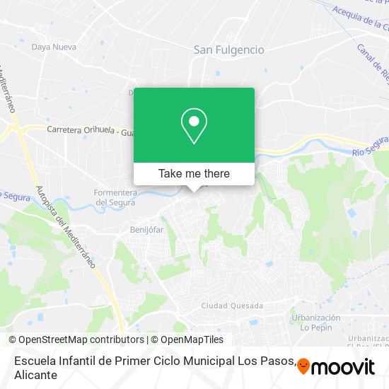 mapa Escuela Infantil de Primer Ciclo Municipal Los Pasos