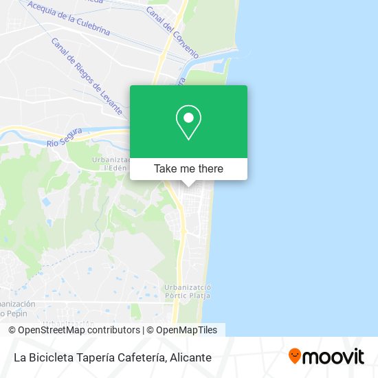 La Bicicleta Tapería Cafetería map