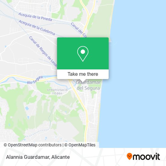 Alannia Guardamar map