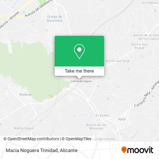 Macia Noguera Trinidad map