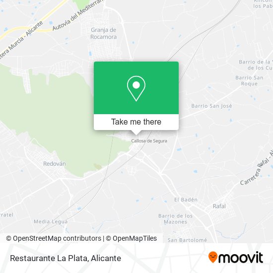 Restaurante La Plata map