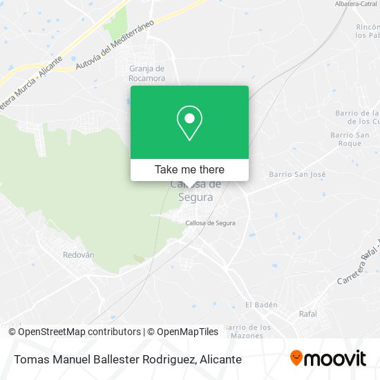 Tomas Manuel Ballester Rodriguez map