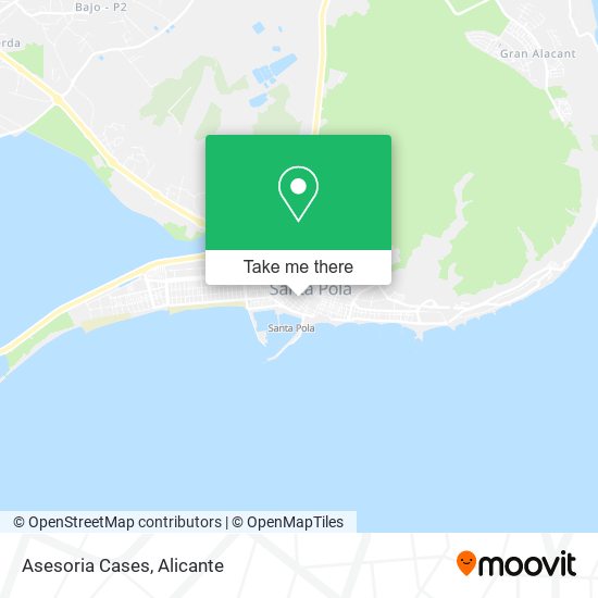 Asesoria Cases map