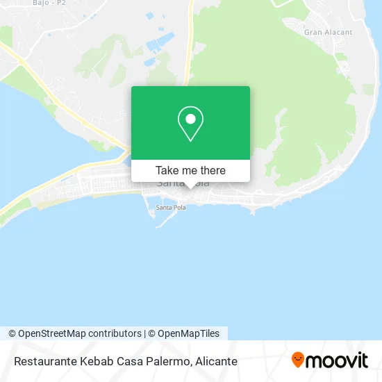 Restaurante Kebab Casa Palermo map