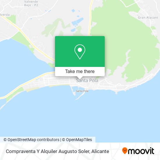 Compraventa Y Alquiler Augusto Soler map