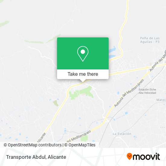 Transporte Abdul map