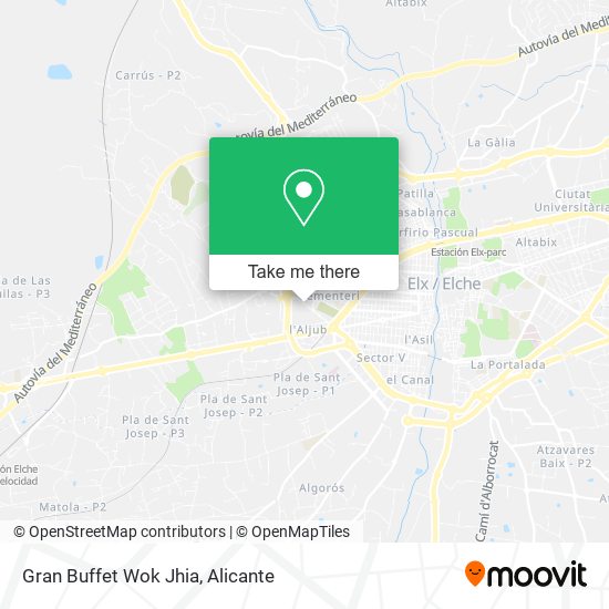 Gran Buffet Wok Jhia map