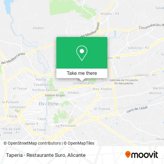 mapa Taperia - Restaurante Suro