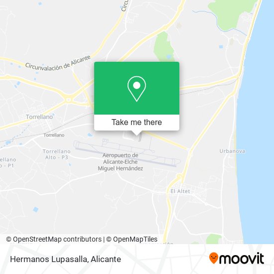 Hermanos Lupasalla map