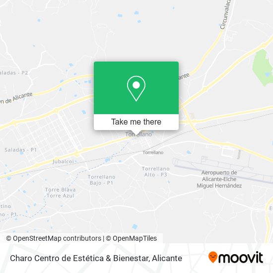 Charo Centro de Estética & Bienestar map