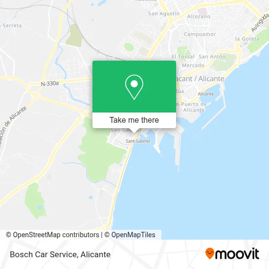BOSCH Car Service map