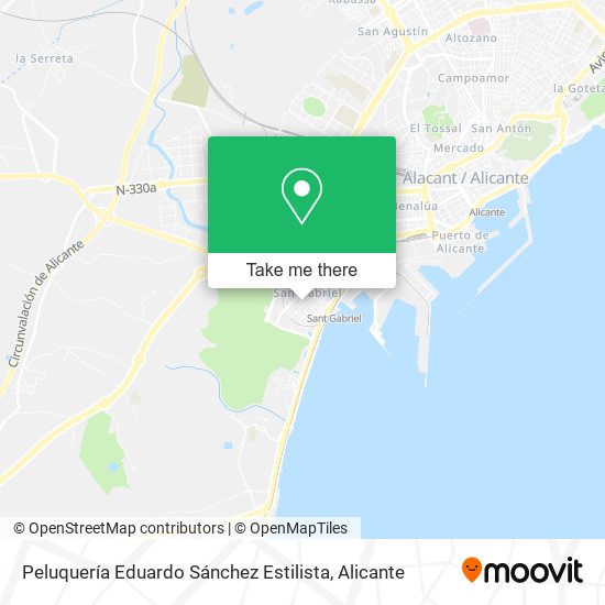 mapa Peluquería Eduardo Sánchez Estilista