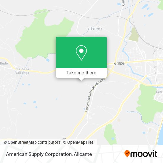 mapa American Supply Corporation