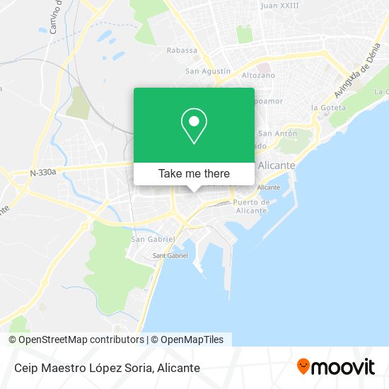 mapa Ceip Maestro López Soria