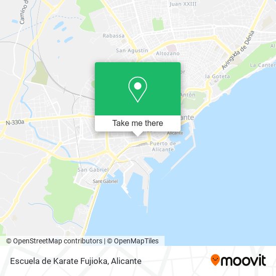 Escuela de Karate Fujioka map