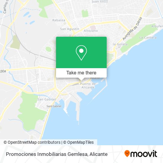 mapa Promociones Inmobiliarias Gemlesa