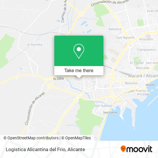 Logistica Alicantina del Frio map