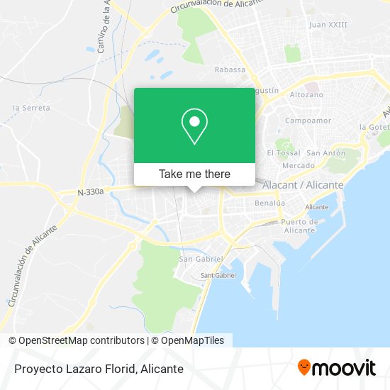 Proyecto Lazaro Florid map