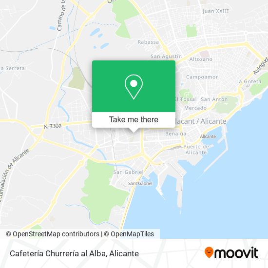 Cafetería Churrería al Alba map