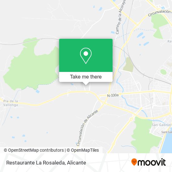 Restaurante La Rosaleda map