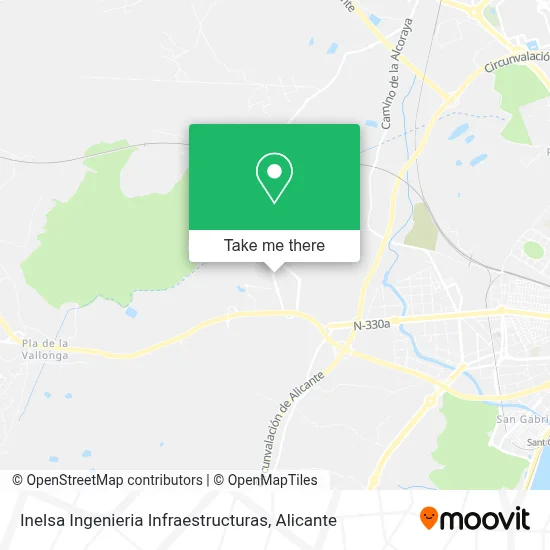 Inelsa Ingenieria Infraestructuras map