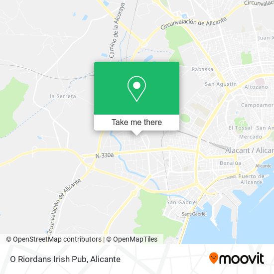 O Riordans Irish Pub map