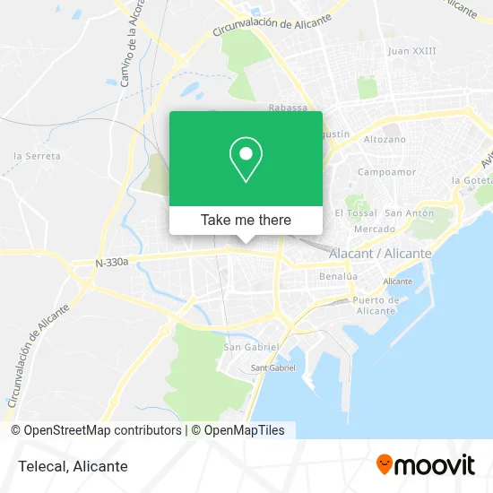 Telecal map