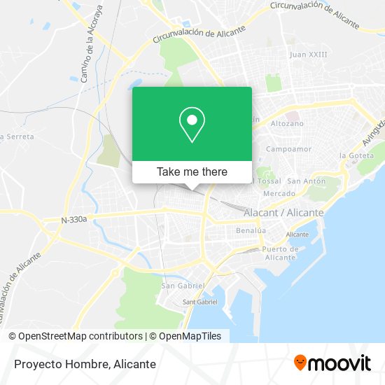 Proyecto Hombre map