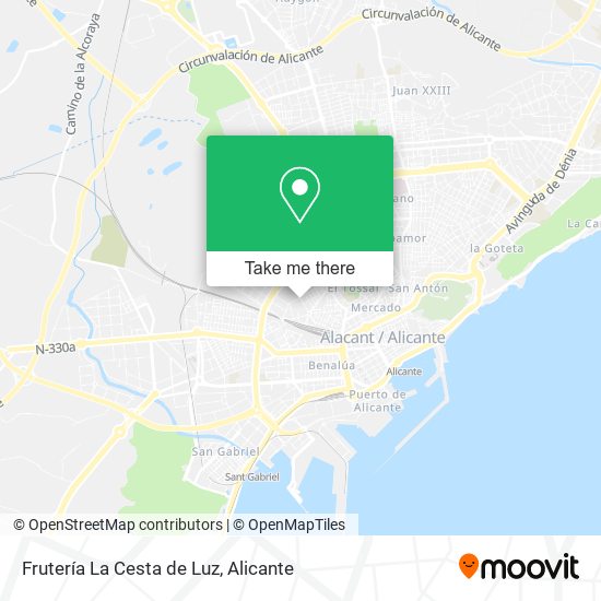 Frutería La Cesta de Luz map