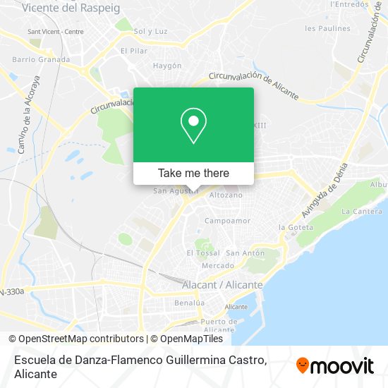 Escuela de Danza-Flamenco Guillermina Castro map