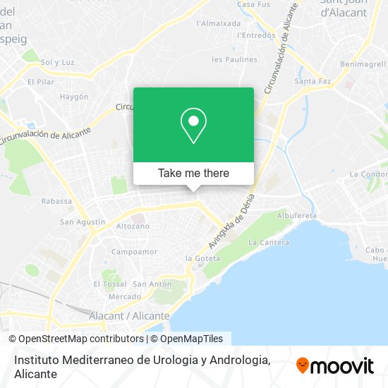 Instituto Mediterraneo de Urologia y Andrologia map