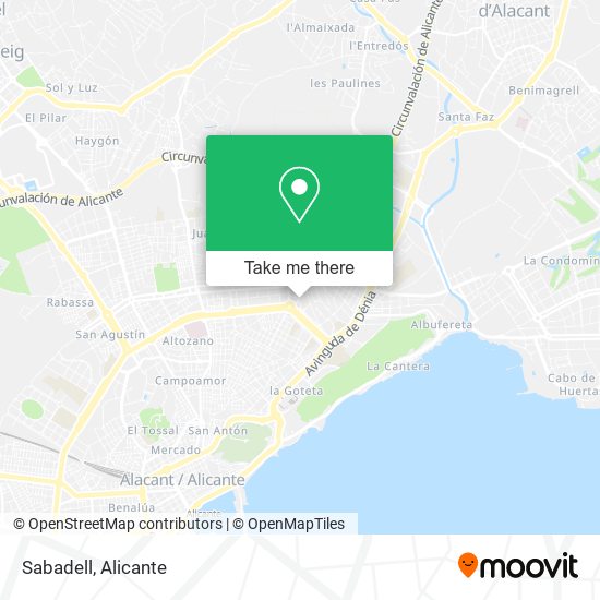 Sabadell map