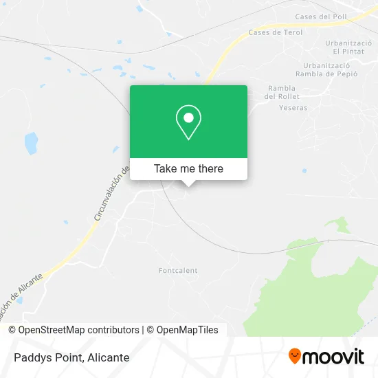 Paddys Point map